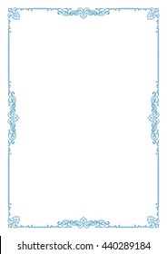 16,420 Decorative frame vector a4 Images, Stock Photos & Vectors ...