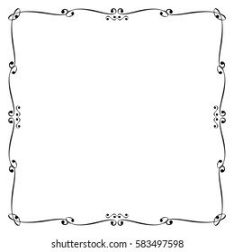 Decorative frame and border