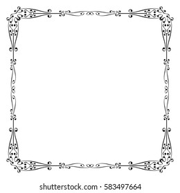 Decorative frame and border