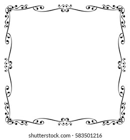 Decorative frame and border