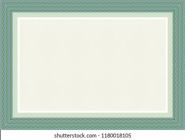 Decorative Frame or Border with stylish design, suitable for certificate, diploma, menu frame, photo frame and other