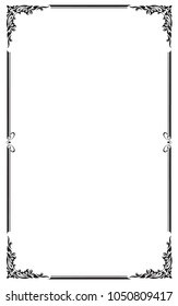 Decorative frame and borders, Thai pattern, Vector illustration