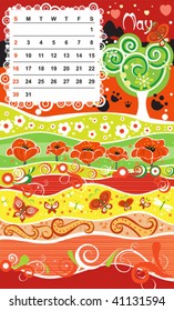 Decorative Frame for calendar - May