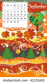 Decorative Frame for calendar -  September