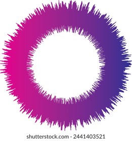 Decorative frame circle. Abstract background.