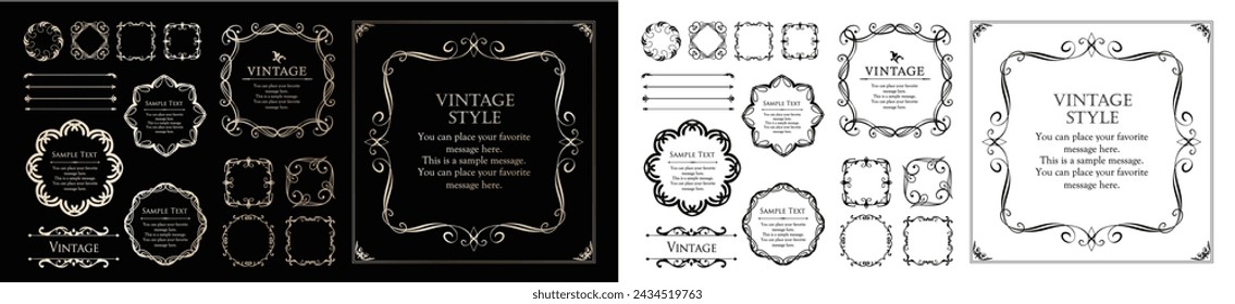 Decorative frame design inspired by spring
