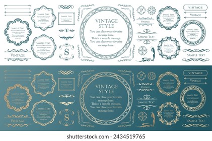 Diseño de marco decorativo inspirado en la primavera
