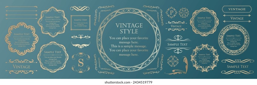 Decorative frame design inspired by spring
