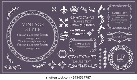 Decorative frame design inspired by spring
