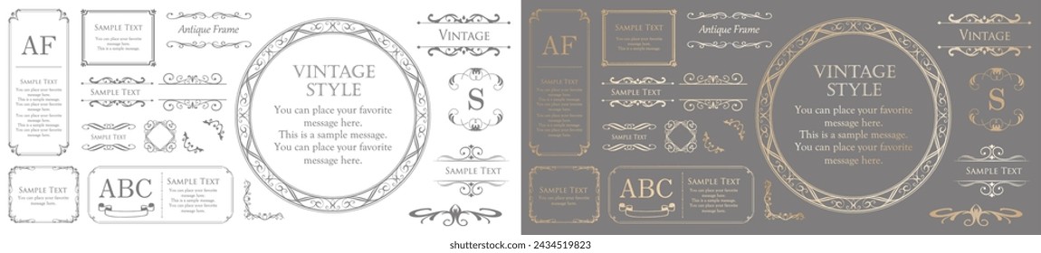 Decorative frame design inspired by spring
