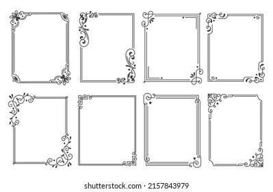 Decorative Frame Doodle Design Element Vector Illustration