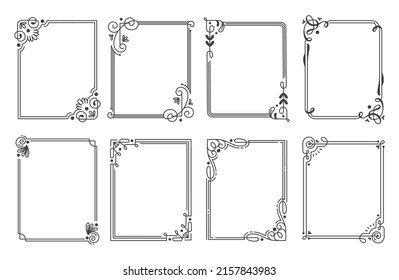 Decorative Frame Doodle Design Element Vector Illustration