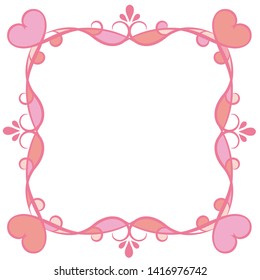 Decorative frame. Elegant element for design in Eastern style, place for text. Floral golden border. Lace illustration for invitations and greeting cards