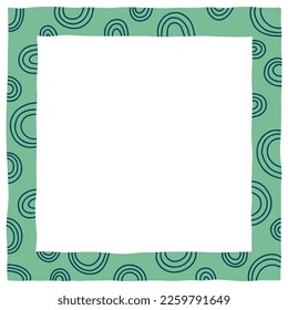 Decorative frame, elegant vector element for design, place for text. Template for photo, portrait, album, invitations and greeting cards.