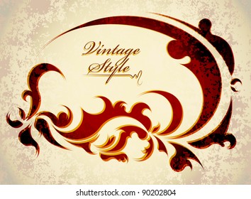 Decorative frame. EPS10