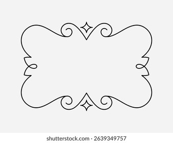 Decorative Frame featuring Leaf Elements for various artistic purposes and designs