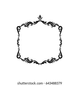 decorative frame floral border cute image