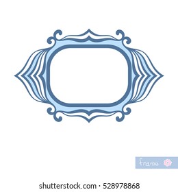 Decorative frame, Isolated design element