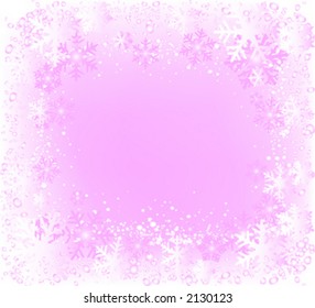  quadro decorativo com muitos flocos de neve, ideal para cartões de Natal