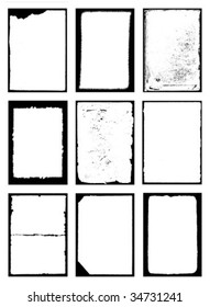 decorative frame on white background. vector