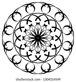 Decorative frame for ornament and design.A template for printing postcards, invitations, books, for textiles, engraving, wooden furniture, forging. Vector.
