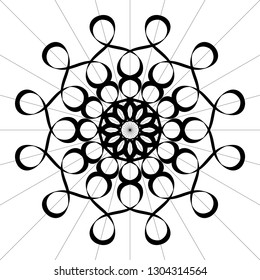 Decorative frame for ornament and design.A template for printing postcards, invitations, books, for textiles, engraving, wooden furniture, forging. Vector.