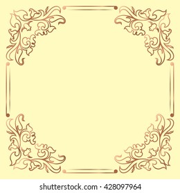 
Decorative frame for photo , notebook , invitations , labels
