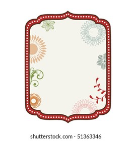 decorative frame - remove clip mask to see full elements