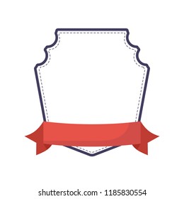 decorative frame and ribbon 
