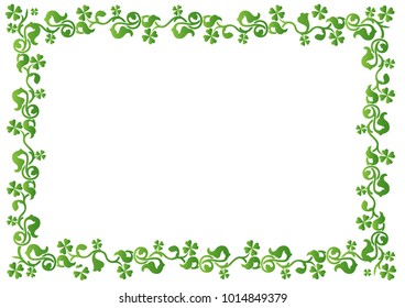 decorative frame for St. Patrick's Day