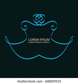 Decorative frame template