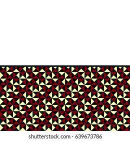 DECORATIVE FRAME OF TRIANGLES