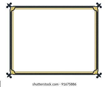 decorative frame, vector