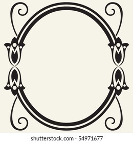 decorative frame, vector design element