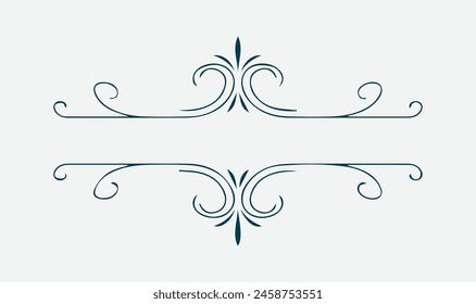 Decorative Frame Vector. floral design