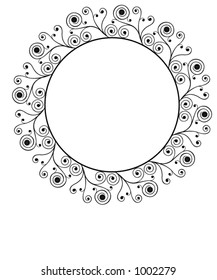 Decorative frame, vector illustration