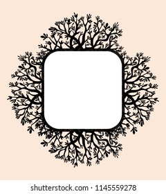 Decorative frame, vector illustration