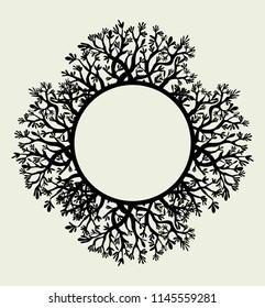 Decorative frame, vector illustration