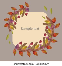 Decorative frame. Vector illustration