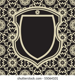 decorative frame, vector image
