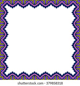 Decorative Frame Vector White Background Stock Vector (Royalty Free ...