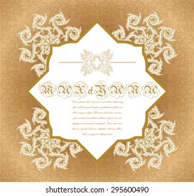 Decorative frame in Victorian style