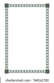 Decorative frame for your design.