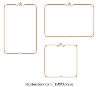 Decorative frame.A frame that gave a change in size to the same design.Good frame for a4 size paper.Certificate frame.