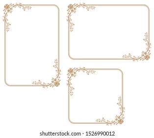 Decorative frame.A frame that gave a change in size to the same design.Good frame for a4 size paper.
Certificate frame.
