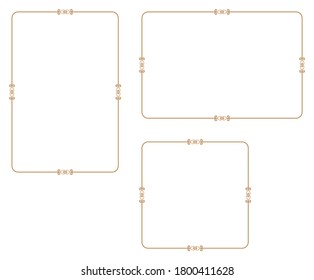 Decorative frame.A frame that gave a change in size to the same design.Good frame for a4 size paper.Certificate frame.
