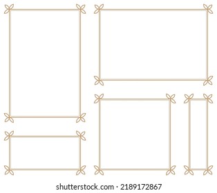 Decorative frame.A frame that gave a change in size to the same design.Good frame for a4 size paper.Certificate frame.