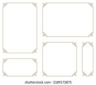 Decorative frame.A frame that gave a change in size to the same design.Good frame for a4 size paper.Certificate frame.