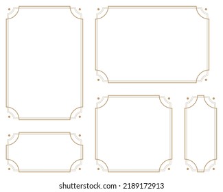 Decorative frame.A frame that gave a change in size to the same design.Good frame for a4 size paper.Certificate frame.