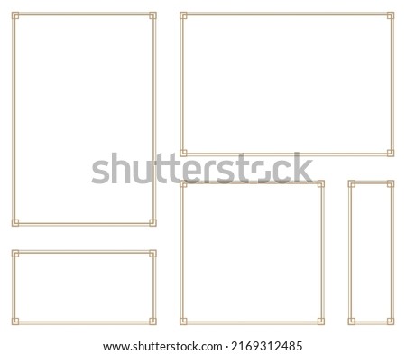 Decorative frame.A frame that gave a change in size to the same design.Good frame for a4 size paper.Certificate frame.